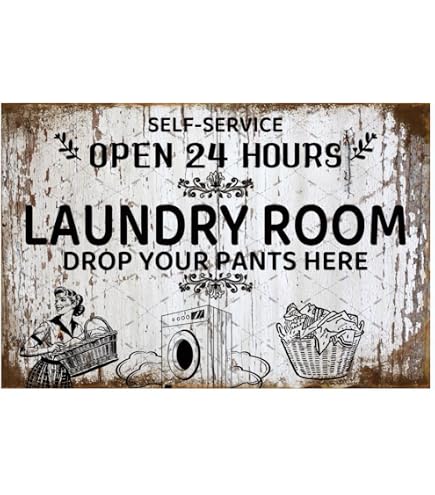 SmartSign Funny Laundry Room Schedule Sign - Sort Today, Wash