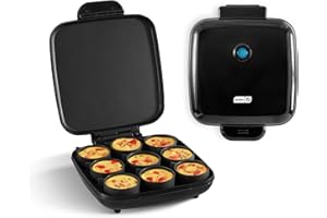 DASH Sous Vide Style Family Size Egg Bite Maker for Breakfast Bites, Sandwiches, Healthy Snacks or Desserts, Keto & Paleo Fri