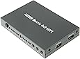 LEICKE KanaaN HDMI Matrix 4x2 Splitter Switch (4 In 2 Out) | 3D Enabled | Full HD 1080p | Distribution Amplifier | HDMI 1.3b | SPDIF/ Toslink and 3.5 mm Jack Audio Output