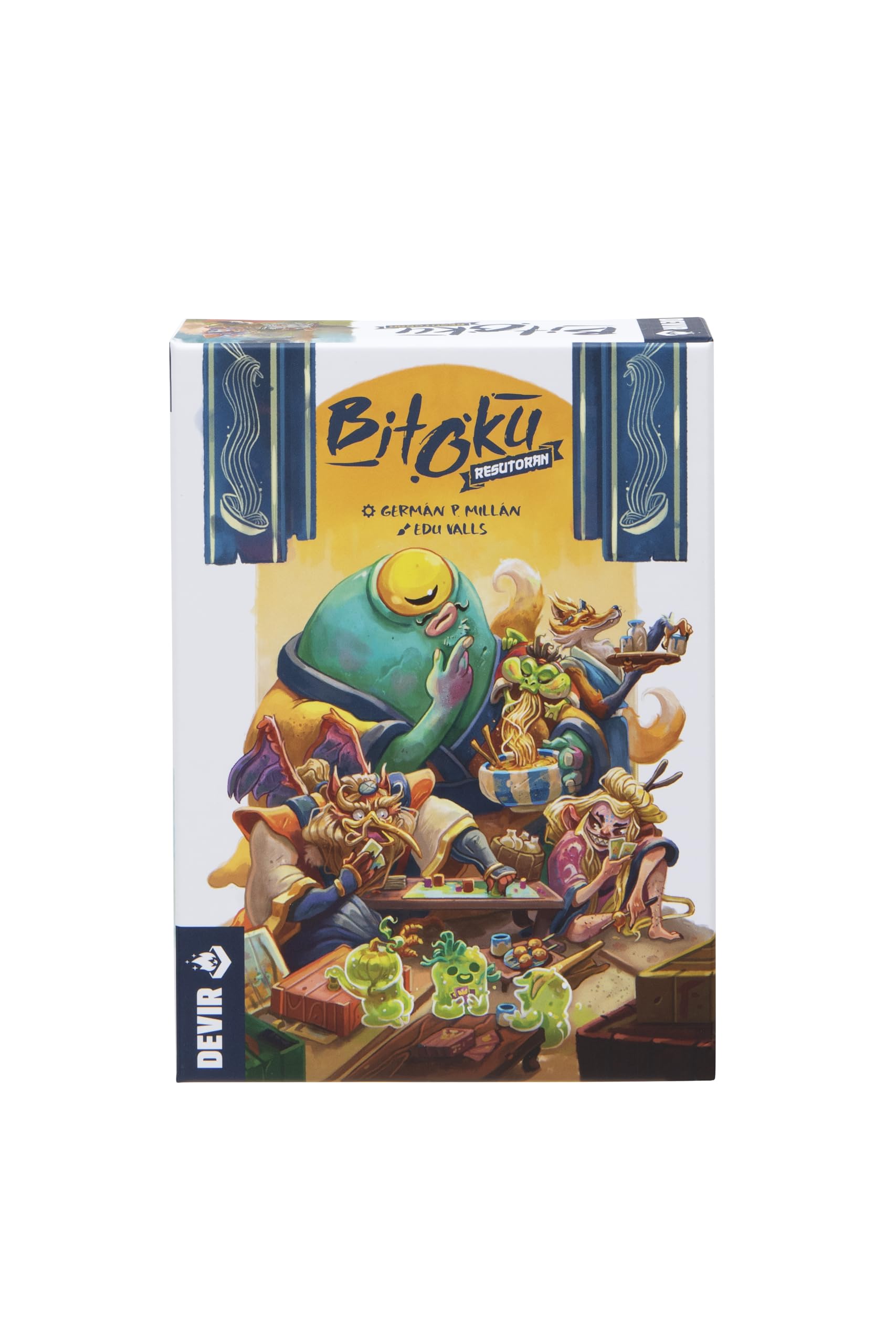 Thames & Kosmos - Devir: Bitoku: Resutoran Expansion - Competitive Strategic Board Games For Adults & Kids - 1-4 Players - Ages 14+