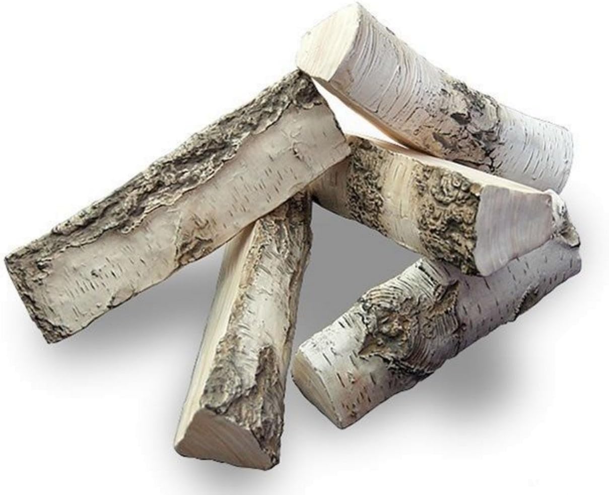 NEW BIG Fire Replacement Ceramic Logs BEST QUALITY-REALISTIC LOOK