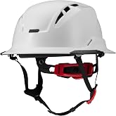 Lift Radix Full Brim Vented or Non-Vented Hard Hat, Twiceme Emergency ID | Full brim vented hard hat with twICEme digital ID, lightweight shell, airflow vents, adjustable suspension, pro jobsite fit