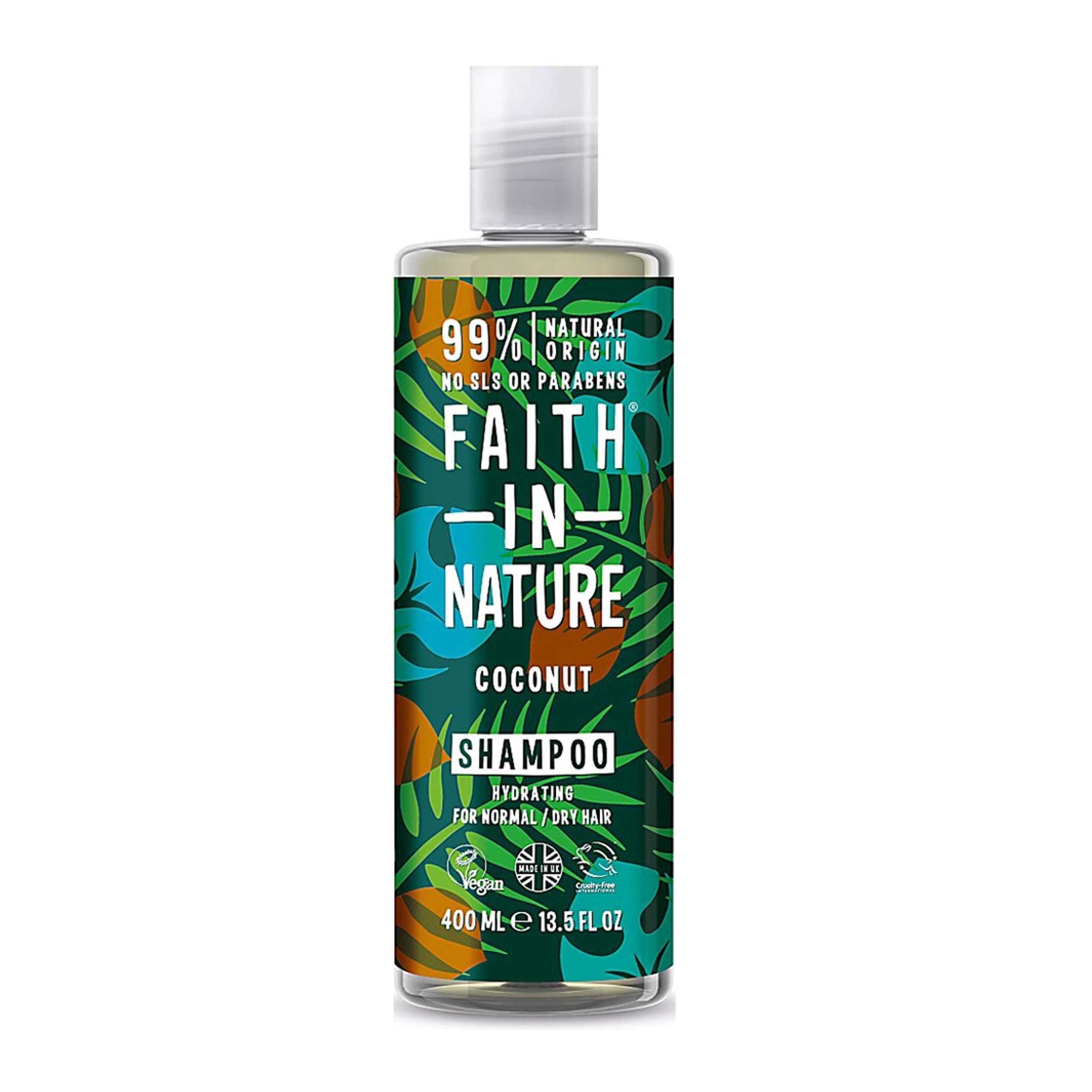 (4 PACK) - Faith in Nature - Coconut Shampoo | 400ml | 4 PACK BUNDLE