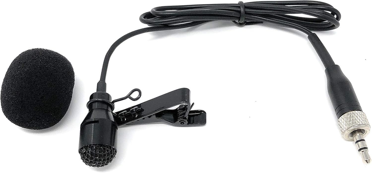 Lapel Lavalier Mic for Sennheiser Wireless Metal Mic & Clip