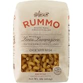 Rummo Riccioli Pasta N.54 - Cavatappi Pasta Noodles, Corkscrew Noodle, Durum Wheat Spiral Pasta, Dry Pasta, Imported from Italy - 16 Ounce (Pack of 5)