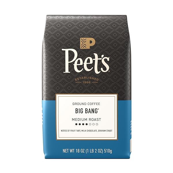PEET’S COFFEE, MEDIUM ROAST GROUND COFFEE, 100% ARABICA...