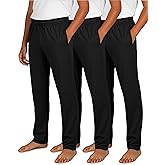 Real Essentials 3 Pack: Boys Cotton Soft Pajama Pants Kids Bottoms Pjs Youth Teen Pijamas Sleep Pyjamas Lounge para Niños
