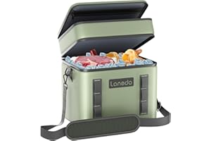 Lanedo Lisa Lunch Soft Cooler 20/36 Can, Insulated Bag Portable Ice Chest Box for Lunch, Beach, Drink, Beverage, Travel, Camping, Picnic, Car, Trips, Cooler Leak-Proof