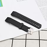 OTOTEC Silicone Watch Strap for ID115Plus HR Smartwatch - Black 170-225mm view 7