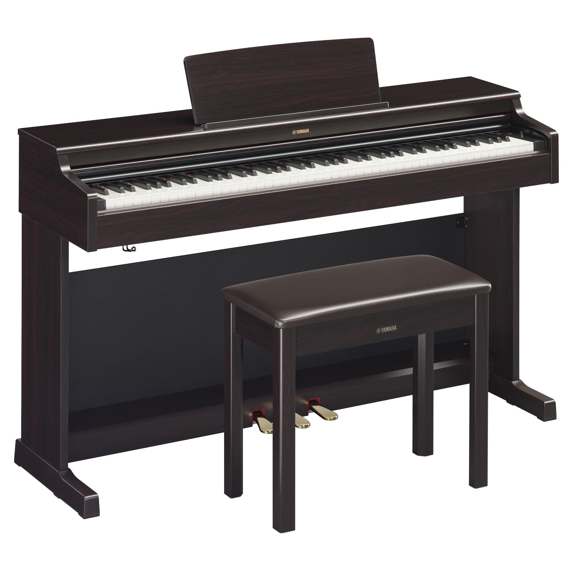 Photo 1 of ** NEW ITEM / NO RETRURN **Yamaha Arius Series 88-Key Digital Piano, Weighted Graded Hammer 3 Action (GH3), CFX Concert Grand Piano Sound, Includes Bench, Dark Rosewood YDP165R