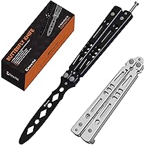 Amazon.com : Butterfly Knife, Balisong Trainer Unsharpened