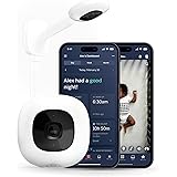 Nanit Pro Smart Baby Monitor & Wall Mount – 1080p Secure Wi-Fi Video Camera, Sensor-Free Sleep & Breathing Motion Tracker, 2-