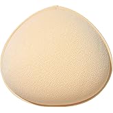 Polreta Mastectomy Breast Forms,Foam Latex Spiral Breast Prosthesis for Mastectomy Bra Breathable Breast Insert Pads(1 Piece)