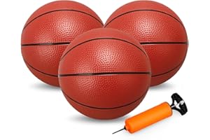 LNCOJOLM 9.8”Basketball Ball for Kids Teens, Soft Ball for Basketball Hoop, Size 7 PVC Waterproof Balls for Swimming Pool, Sports Toy for Indoor Outdoor Water Games Pool Summer Party