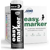 Fox Valley Easy Marker Inverted Spray Paint 16oz Pack of 3, White