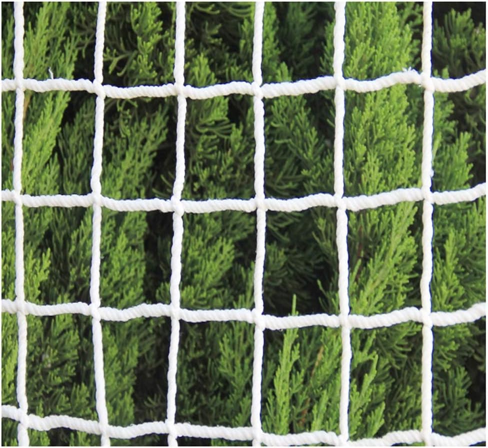 WZHONG Multifunction White Children Stair Safe Nets Construction Safe Net Outdoor Garden Protection Netting Hammock Swing Climbing Net Rope Cargo Cover Anti-Drop Net Multiple Sizes