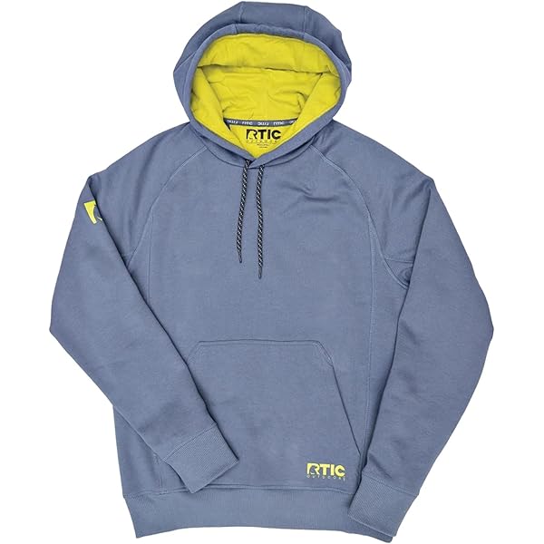 RTIC Mens Water-Repellent Zip Up Hoodie, Long Sleeve Hooded Zip