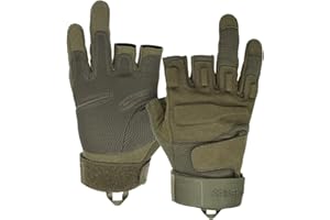 Seibertron Men Or Women XXS to XXL Fingerless/Half Finger Sports Outdoor Tactical Gloves
