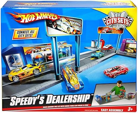 Mattel Hot Wheels Speedy Dealership 