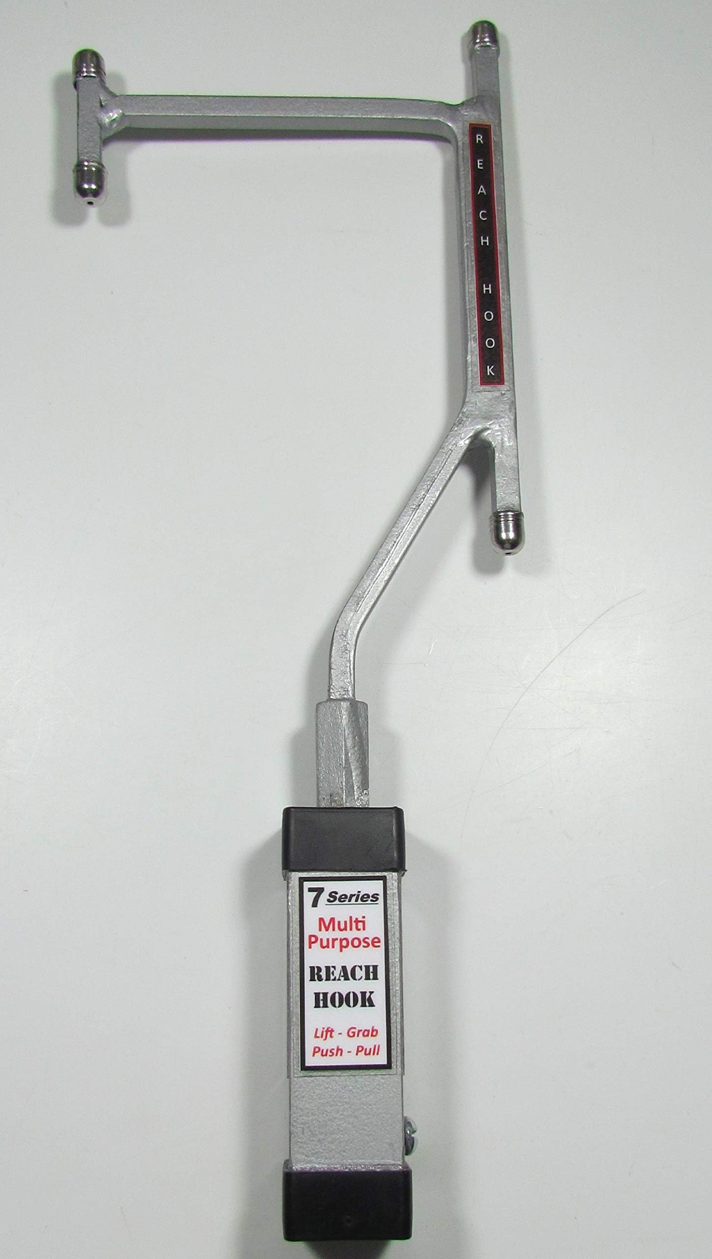 Extension Pole Reach Hook (No Pole Included) - Boat Hook - Pole Hook - Cobweb Duster - Extension Pole Attachments - Planters Hook - Shepherds Hook - Window Cleaning Supplies - Utility Hook