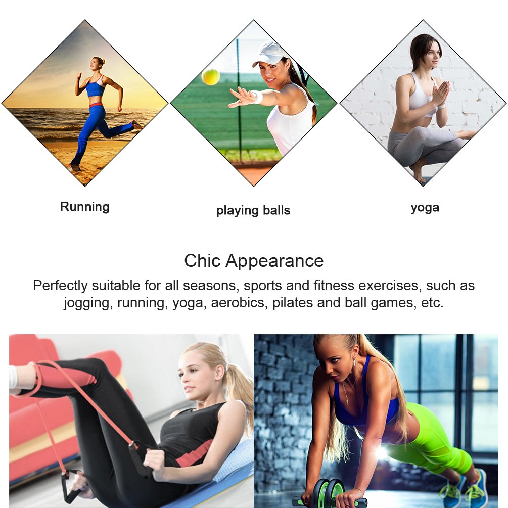 FITIBEST Women Wireless Sports Bra Padded Exercise Bra Wirefree Yoga Bra High Impact Workout Bra Breathable Fitness Racerback with Back Phone Pocket, Wine Red