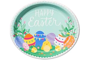American Greetings 36-Count Paper Dinner Plates, Easter Party Supplies