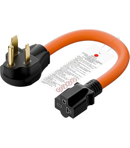 Amazon.com: 1FT STW 10/3 Heavy Duty Nema 14-50P 50-AMP Plug Male