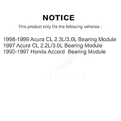 Kugel Front Wheel Bearing And Hub Assembly Pair