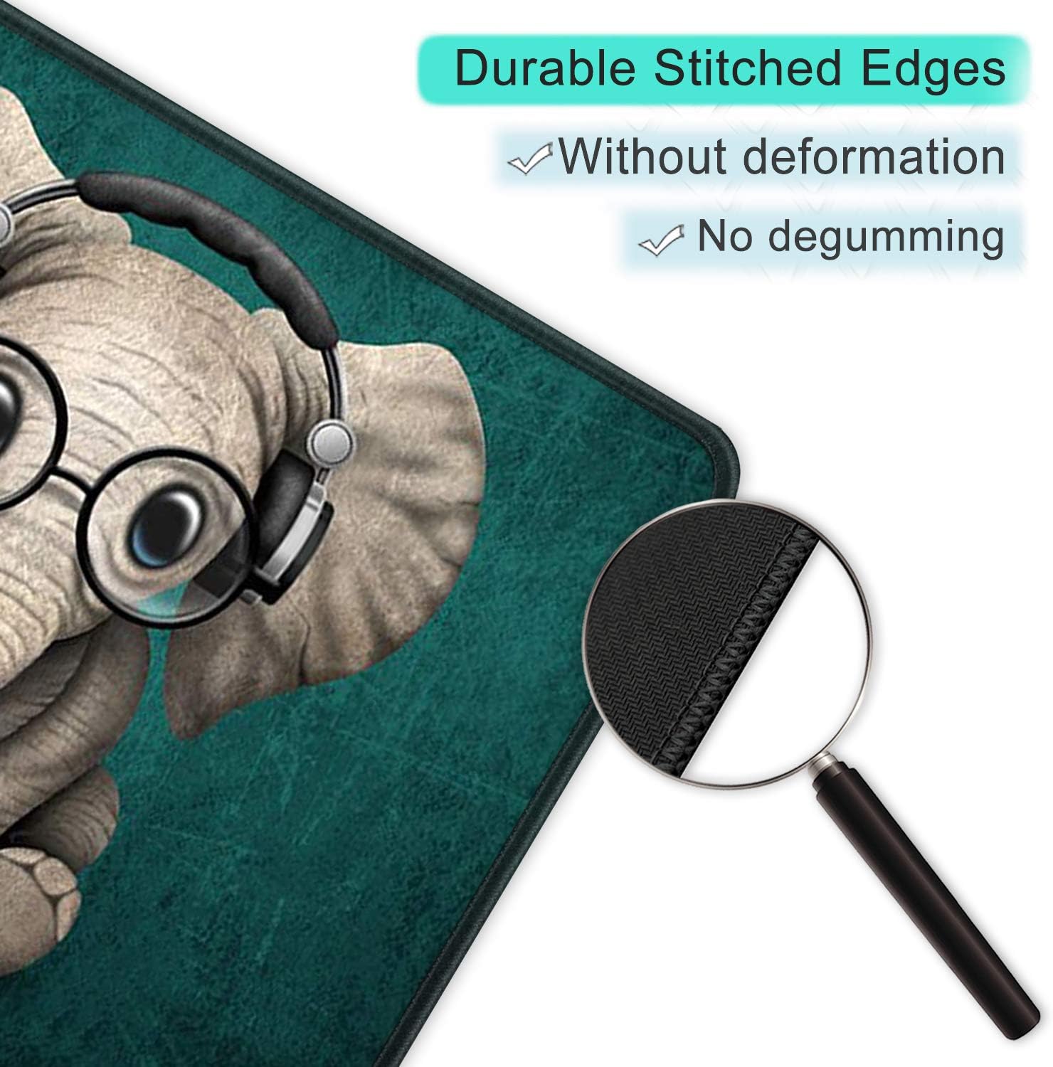 ITNRSIIET Gaming Mouse Pad with Stitched Edges, Premium-Textured Mouse Mat Pad - Image 4
