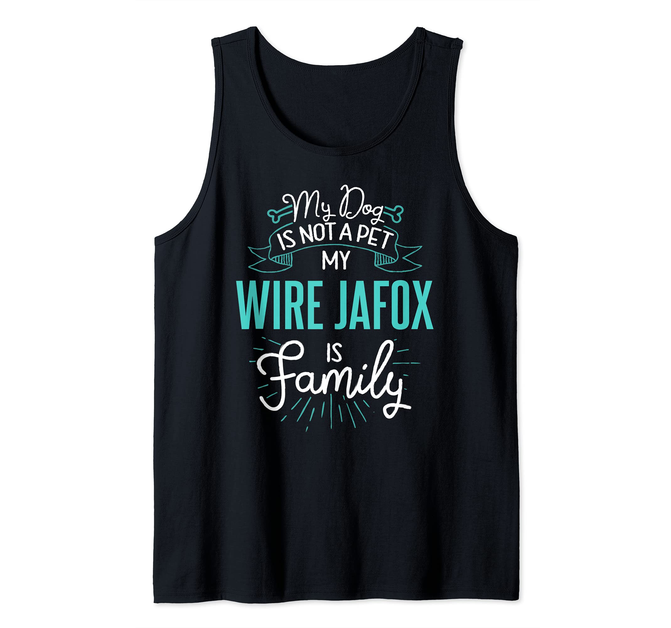 Cute Wire Jafox Design Family Dog Giftn Tank Top