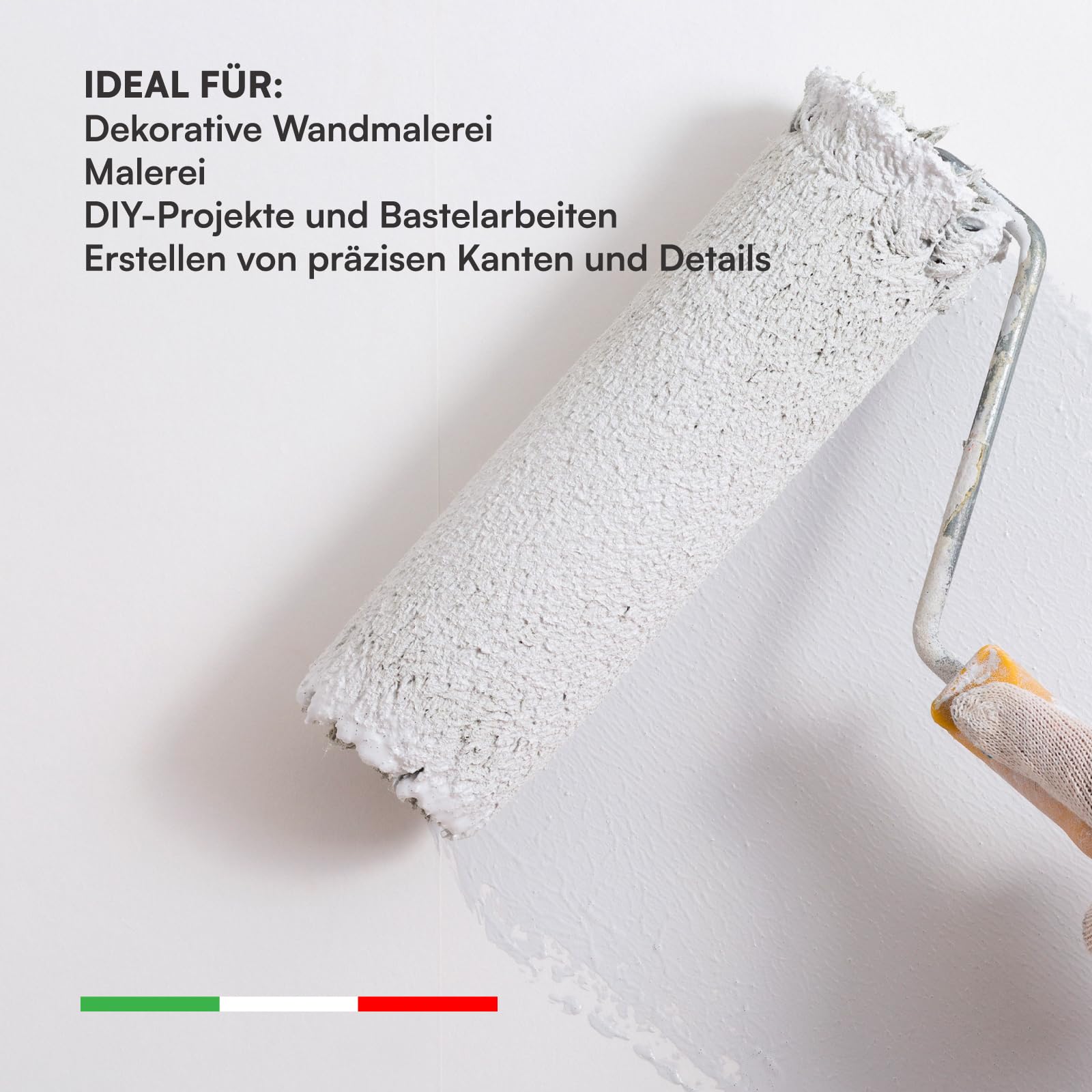 12x Malerband 25mm x 50m - Malerkrepp Kreppband - Vielseitiges Klebeband für Malerarbeiten ohne Lösungsmittel - Abklebeband 5