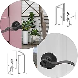 Gobrico 2 Pack Privacy Door Locks Levers for