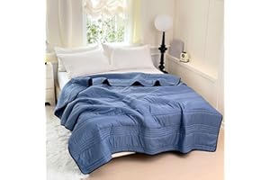 Nuvodreams Cooling Blanket Queen Size for Hot Sleepers,Nuvodreams Cooling Comforter for Hot Sleepers (Blue-A,110 * 150cm)