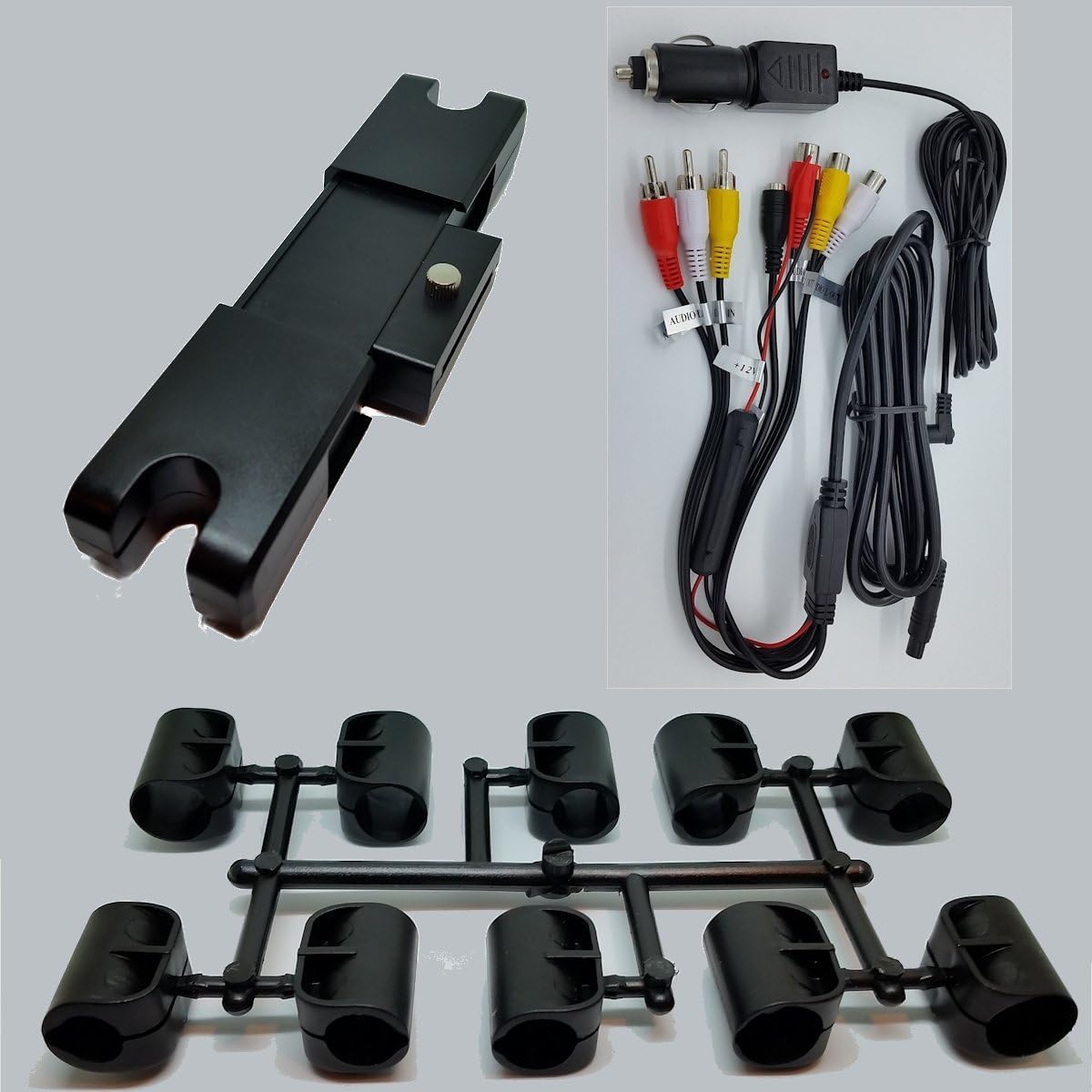 [2 Pack] Active Headrest DVD Player Bracket (Fits 4" to 6")