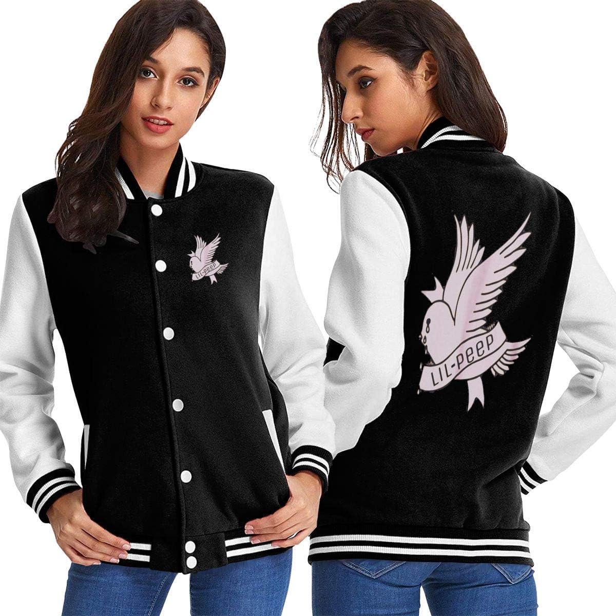 lil peep baseball jacket