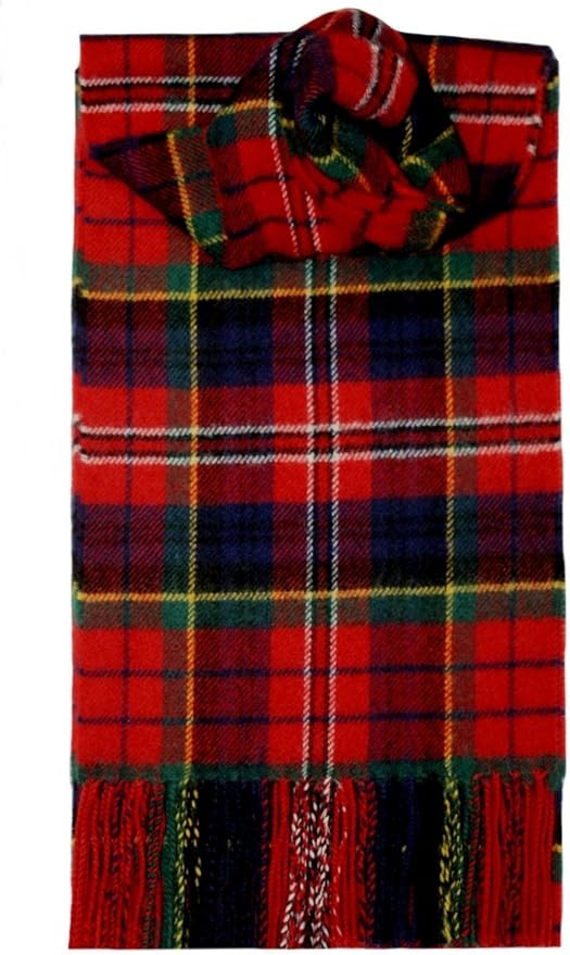 MacPherson Clan Tartan Scarf Modern Lambswool Amazon.co.uk Clothing