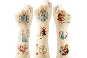 ZCXDF 40pcs Temporary Frozen Tattoos for Girls and Kids, Frozen Birthday Party Supplies, Princess Party Favors Fake Tattoos Stickers,Birthday Decorations Party Game Activities Reward Gifts.