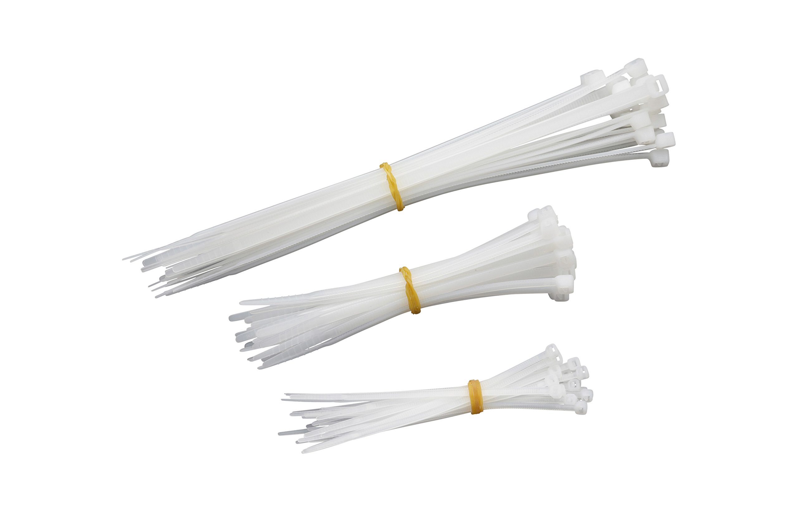 Meister Cable Tie Assortment Set Of 75, White 1746500