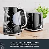 Tower T10083BLK Sonar Textured Kettle 1.7L 3000W Blue Light 360 Base view 5
