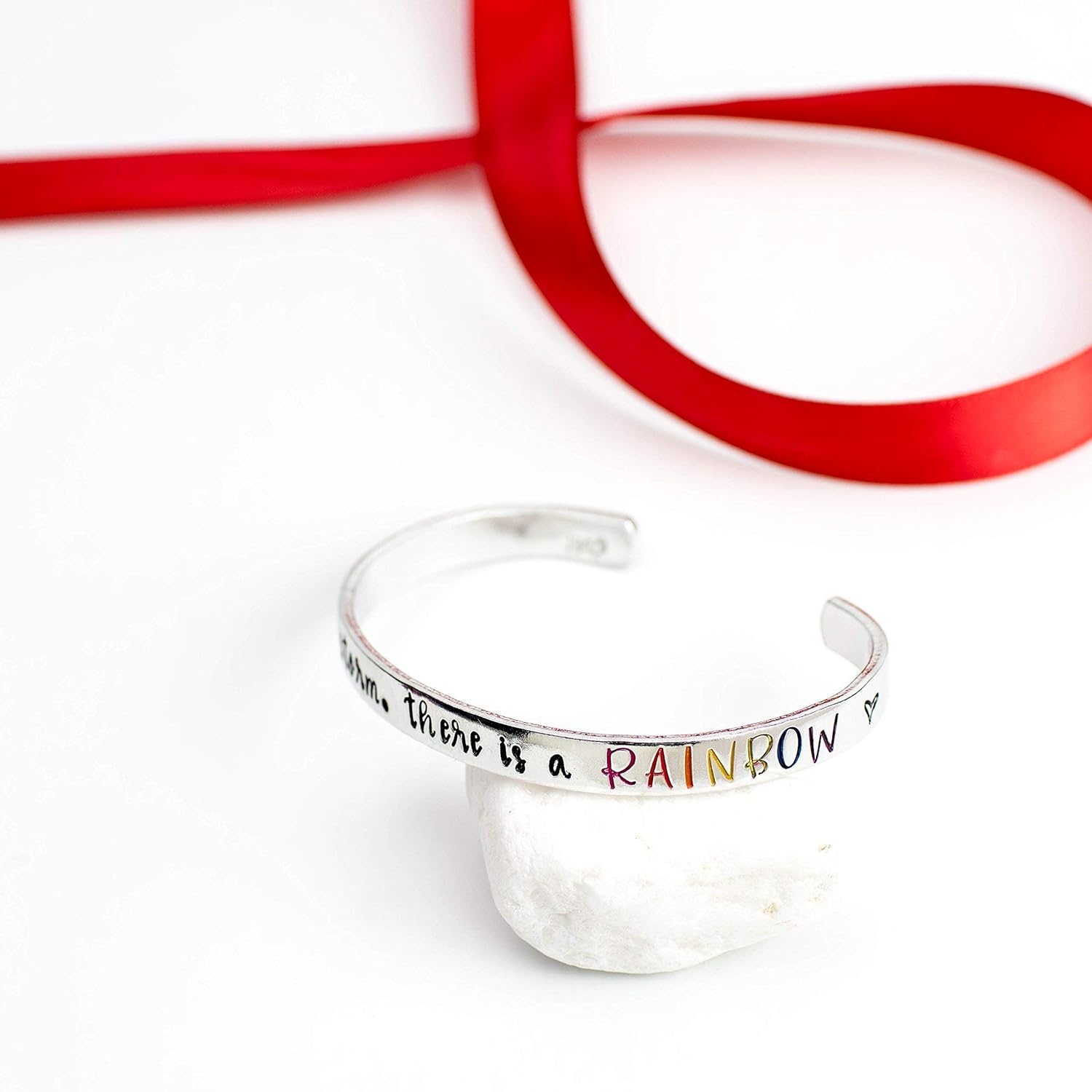 rainbow baby bracelet