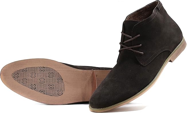 genuine leather chukka boots