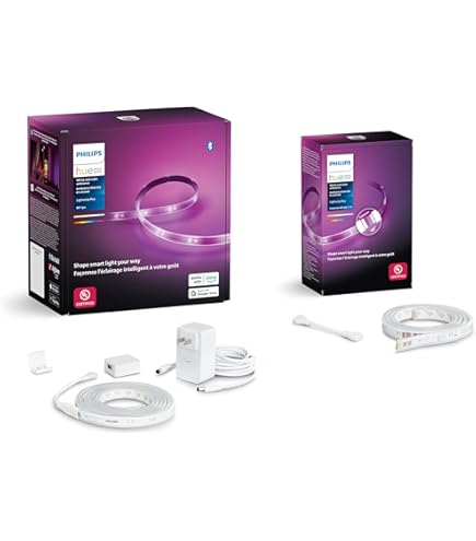 Philips Hue Lightstrip スマートライト Philips Hue Indoor 10M Smart LED Solo Lightstrip Base Kit