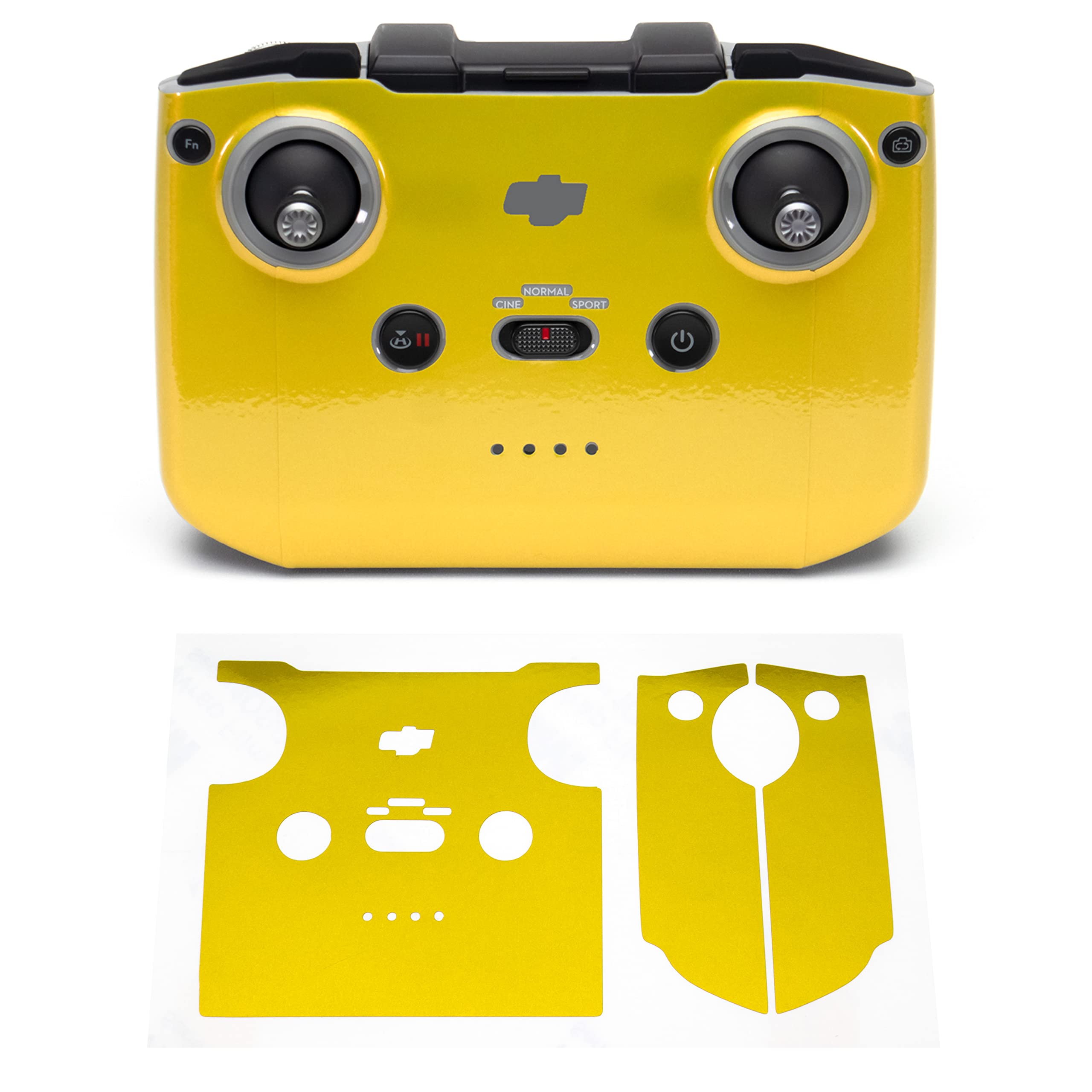 WRAPGRADE Skin Stickers for DJI RC-N1 (LIMONCINO Yellow)