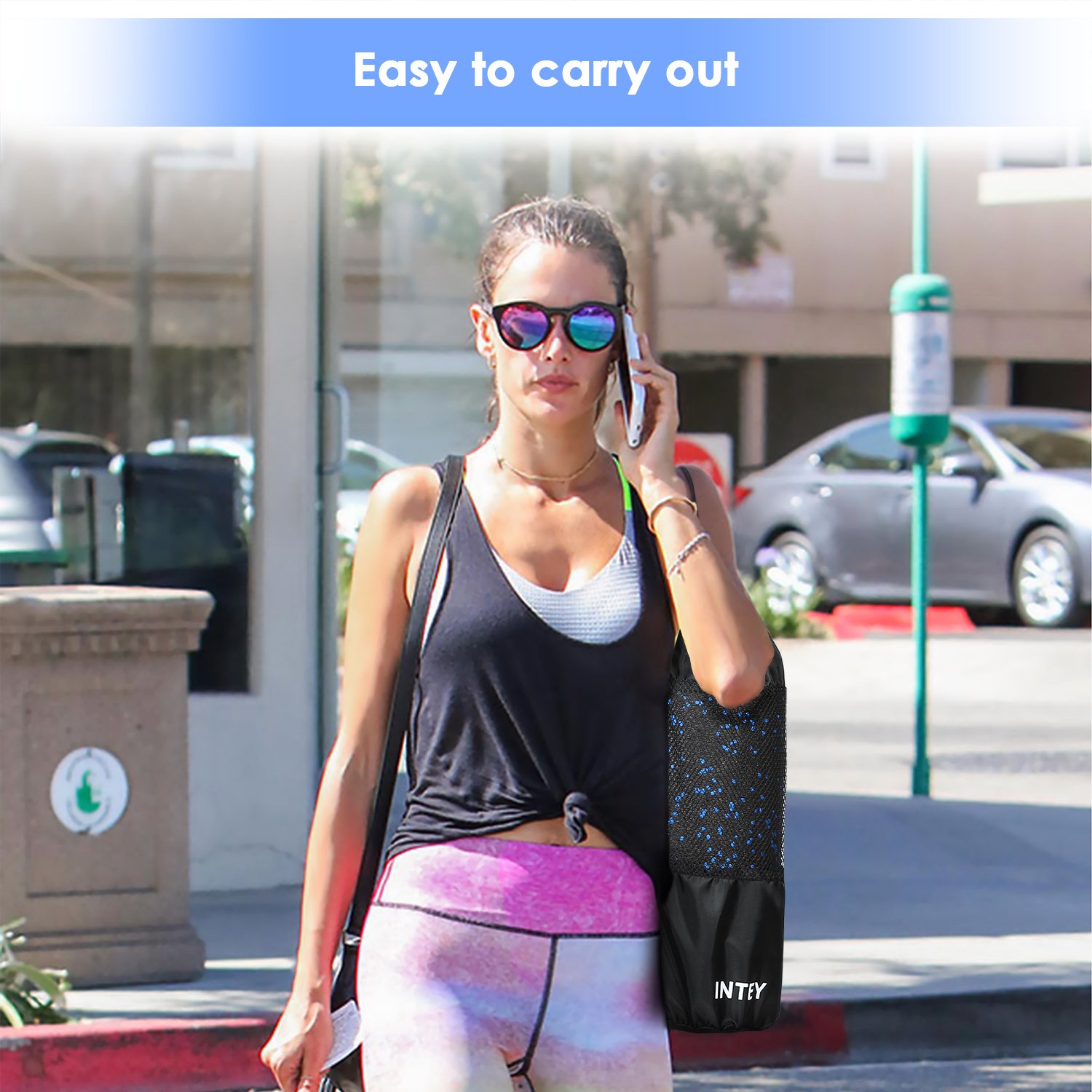 INTEY Foam Roller Rouleau Massage en Mousse pour Massage en Profondeur, Détente Myofasciale, Douleur Musculaire et Soulagement de la Raideur