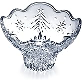 Mikasa Christmas Night Footed Bowl, 6", Glass