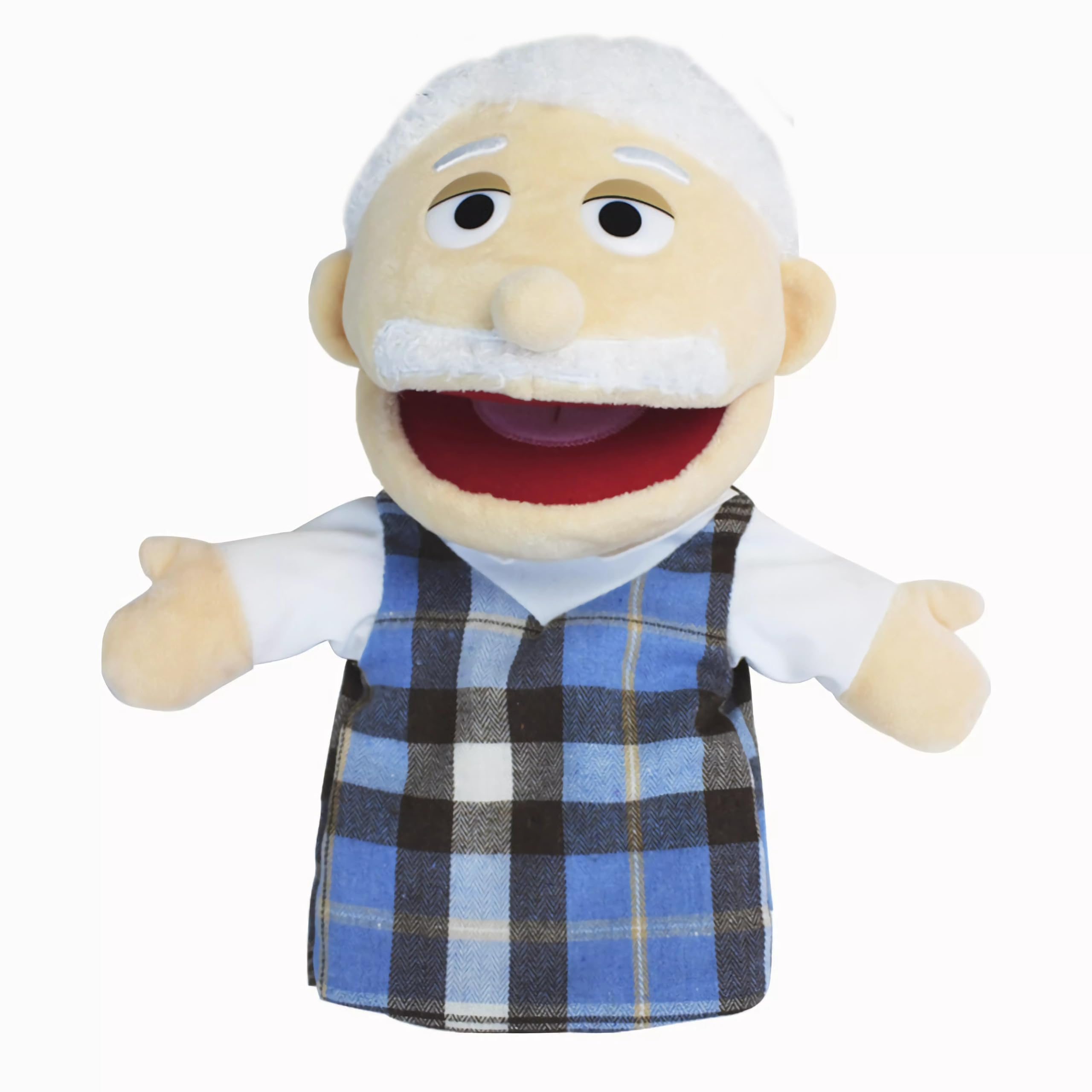 Photo 1 of LOMTRATS Family Hand Puppets for Kids,Includes Grandpa,Grandma,Dad,Mom,Daughter,Son with Movable Open Mouths,Perfect for Storytelling,Teaching,Preschool,Birthday Gifts,1 PCS