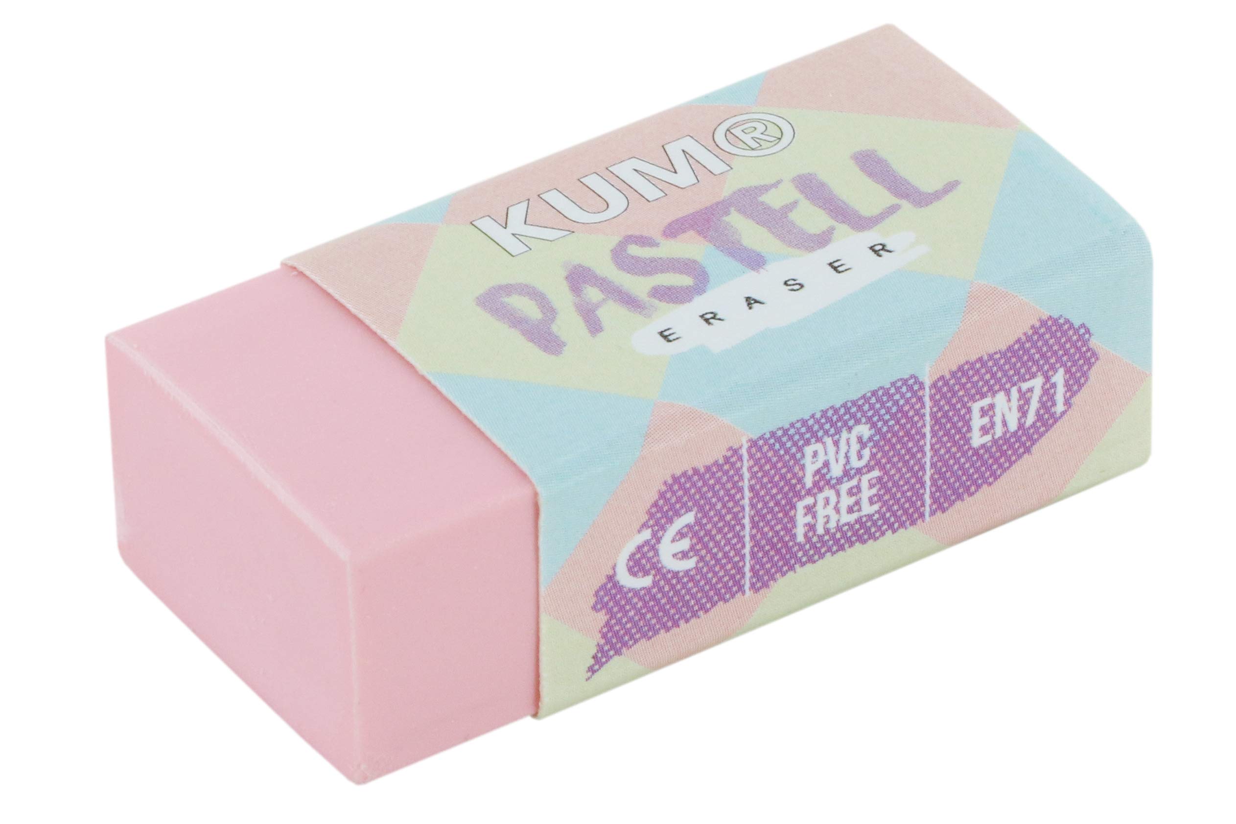 KUM AZ5091011-O - Eraser, Pastel Orange, Pack of 1