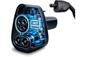 Ecotome CCS1 to Tesla Adapter for Model 3/Y/S/X 2021+, CCS Combo 1 Adapter for CCS-Enabled NACS EVs at DC Charger ONLY, Fast 