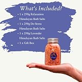 Absolute Aromas Pink Himalayan Bath Salts Set - Lavender De-Stress Relaxation view 4