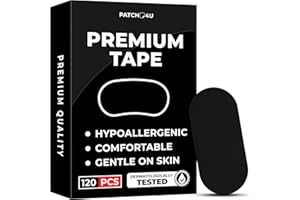 PATCH4U Micropore Tape (120 Pack) - Pain Free Removal, Hypoallergenic, Latex Free & Gentle On Skin - Packaging May Vary - Adhesive Cotton Tape